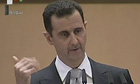 Bashar al-Assad speaks on Syrian state television