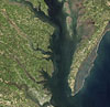 Chesapeake Bay from space, courtesy of NASA
