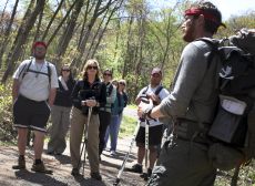 Appalachian Trail thru-hiker Mike 