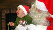 Pictures: Scared of Santa