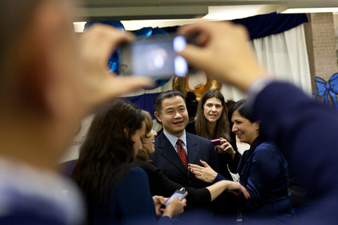 Comptroller John C. Liu, at an event in December in Queens, celebrated his birthday on Monday night at a fund-raiser in Manhattan amid a federal investigation into his campaign finance.
