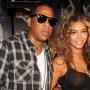 New dad and mom Jay-Z and Beyonce, who named their daughter Blue Ivy.