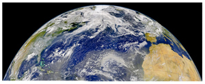 Aerosolized dust is clearly visible in the satellite image.
