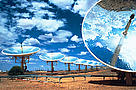Solar Power Station at White Cliffs, New South Wales, Australia.