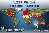 Locations of visitors to this page