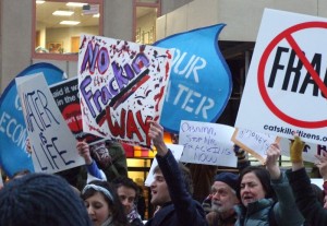 gasdrilling rally in NYC