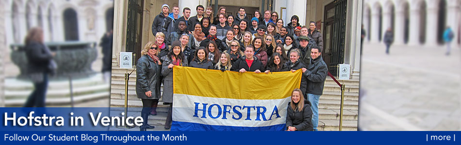Hofstra in Venice - Follow Our Student Blog Throughout the Month - more