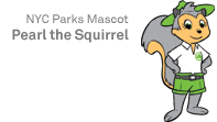 NYC Parks Mascot Pearl the Squirrel