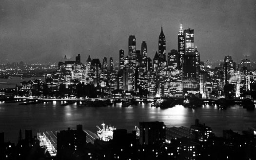 View of Manhattan Skyline from Brooklyn, ca. 1961