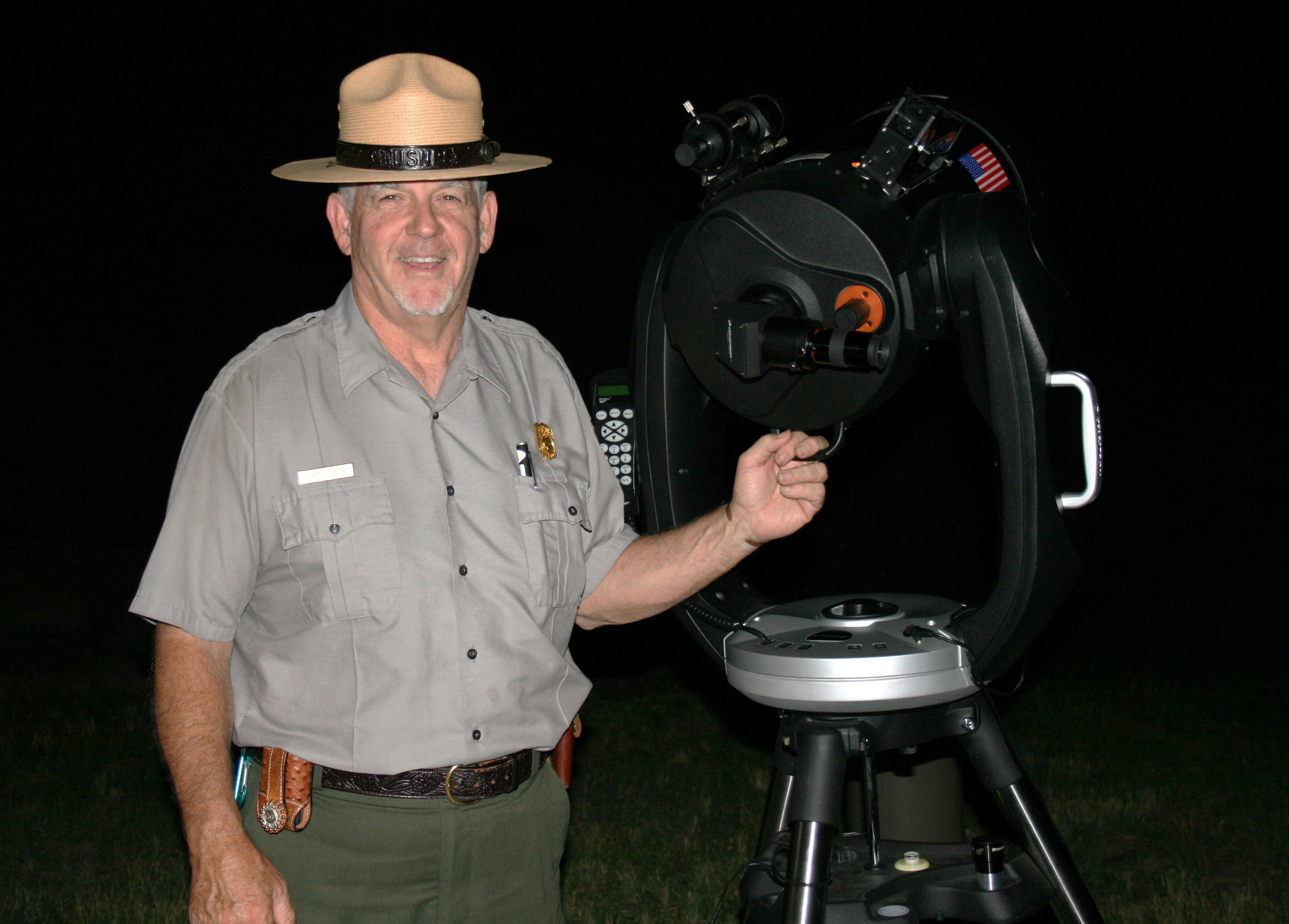 Night Sky Program Interpreter, Ranger Larry Smith