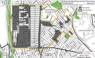 Rezoning Area Map