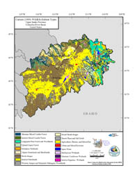 Upper Snake Current Wildlife Habitat Type Map