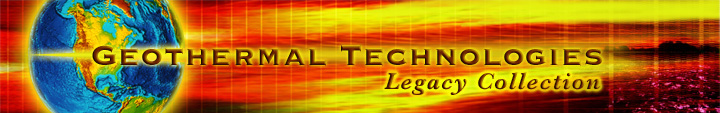 Geothermal Technologies Legacy Collection 