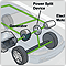 Illustration of the inside of a vehicle, showing the connections between the electric motor, the gasoline engine, and the battery.