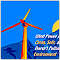 Illustration of a wind turbine.