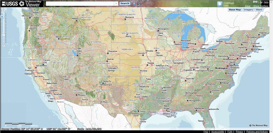 USGS Terresterial Ecosystems [TNM Viewer]