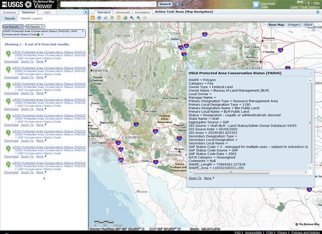 USGS GAP Land Cover [TNM Viewer]