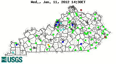 Kentucky Daily Streamflow Conditions