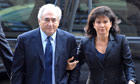 Dominique Strauss-Kahn and his wife Anne Sinclair.