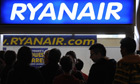 Ryanair sign at airport