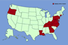 Click for distribution map of princess tree; empress tree.