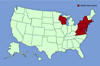 Click for distribution map of Amur peppervine; porcelainberry.