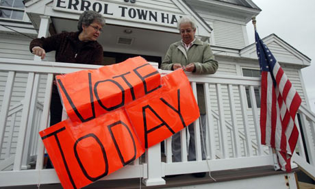 New Hampshire primary Errol Town Hall
