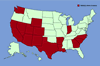 Click for distribution map of French tamarisk.