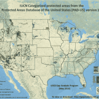 GAP Protected Areas map included in Department of Interior Strategic Plan