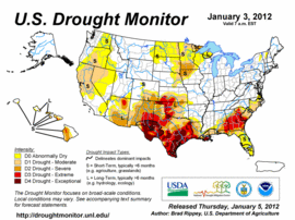 United States Weekly Drought Monitor Outlook