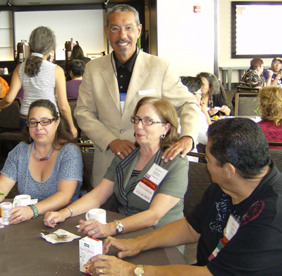 Dr. Cortez with REFORMA leaders