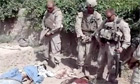 Video allegedly showing US troops urinating on bodies of Taliban fighters