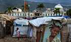 Makeshift homes in Port-au-Prince