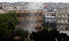 Homs rocket attack