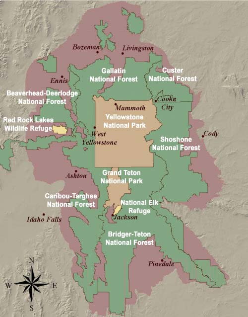 Greater Yellowstone Map