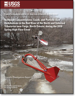 Sediment Concentrations, Loads, and Particle-Size Distributions in the Red River of the North and Selected Tributaries near Fargo, North Dakota, during the 2010 Spring High-Flow Event
