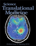 The cover of SCIENCE TRANSLATIONAL MEDICINE magazine [
CREDIT: M. GUYE AND Y. LE FUR, CENTRE FOR MAGNETIC RESONANCE IN BIOLOGY AND MEDICINE, AIX-MARSEILLE UNIVERSITY
]