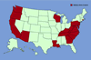 Click for distribution map of English ivy.