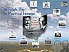 Wilbur and Orville Wright are superimposed on a picture of Ohio. A timeline of the evolution of flight surrounds their pictures