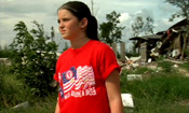 Girl after Hurricane Katrina