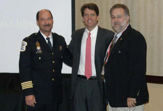 Mark Shriver pictured with Lawrence Tan and Gregg Lord