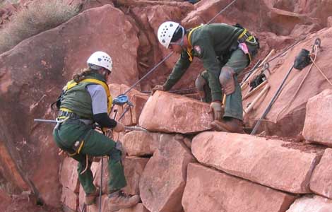 Work On South Kaibab Trail