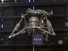 NASA's robotic lander prototype hovers autonomously during the second free-flight test at Marshall Space Flight Center in Huntsville, Ala.