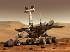 Artist's concept of a Mars Exploration Rover