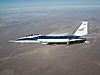 Eagle Aero probes fly underneath NASA’s F-15B research test bed aircraft.