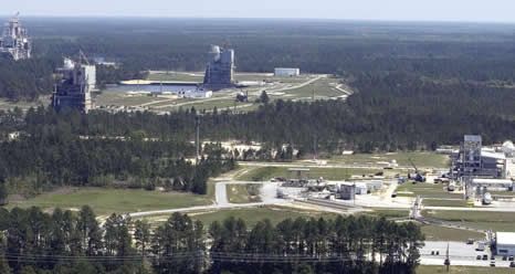 Aerial view of Stennis Space Center