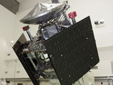 Juno spacecraft undergoes testing at Astrotech payload processing facility, Titusville, Fla.