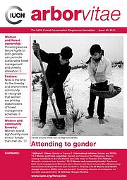 AV43 front cover: A brother and sister fertilize trees in a village forest, Vietnam