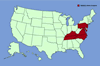 Click for distribution map of Japanese spirea.