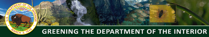Greening the Department of the Interior